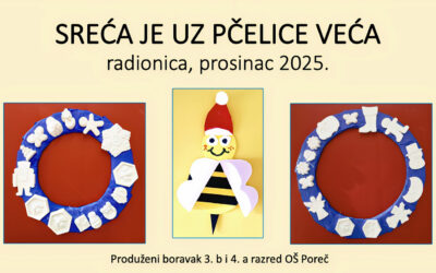 Sreća je uz pčelice veća – vesela radionica u blagdanskom ozračju