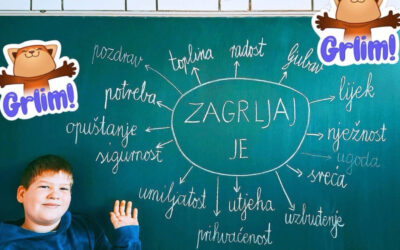 Prijateljski zagrljaj iz produženog boravka