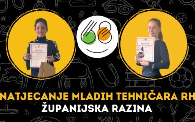 Županijsko natjecanje mladih tehničara: naši učenici odlični!