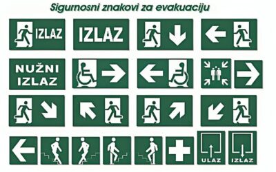 Obavijest o provođenju vježbe evakuacije