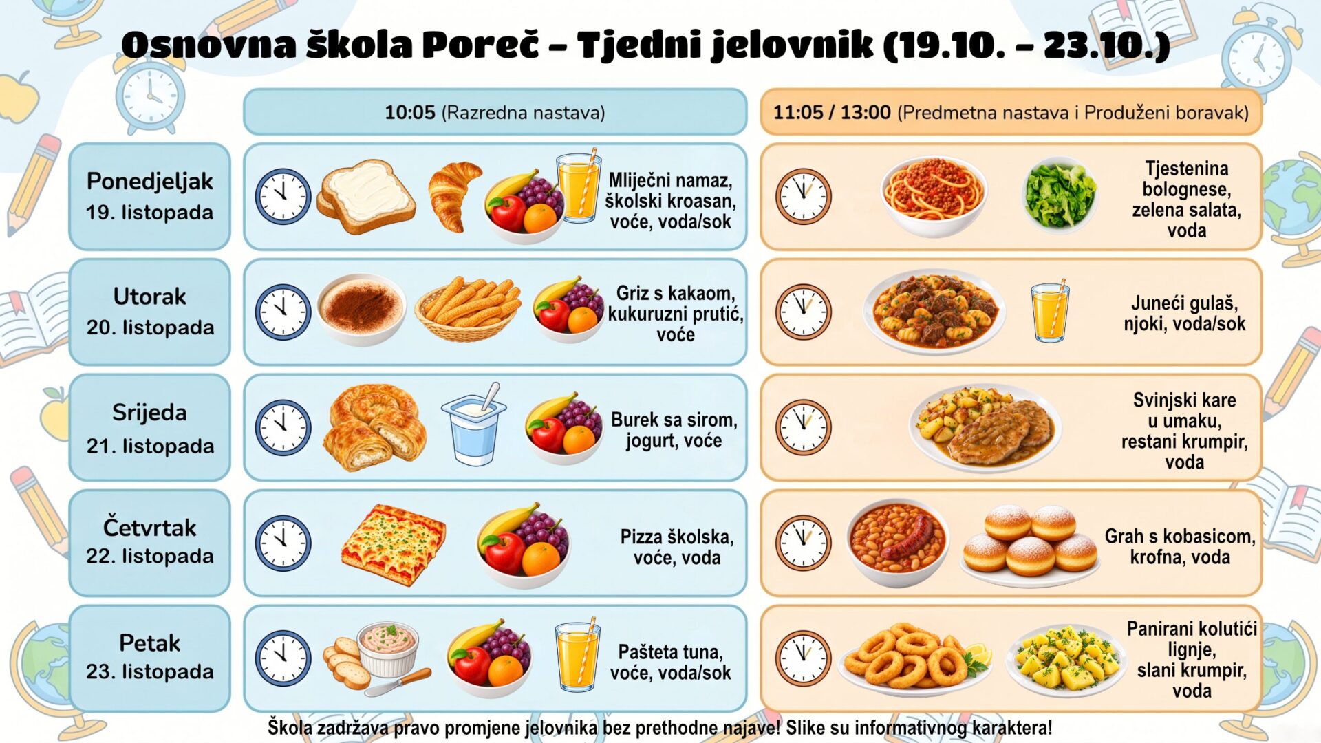 jelovnik 19.10